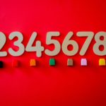 brown numbers cutout decors